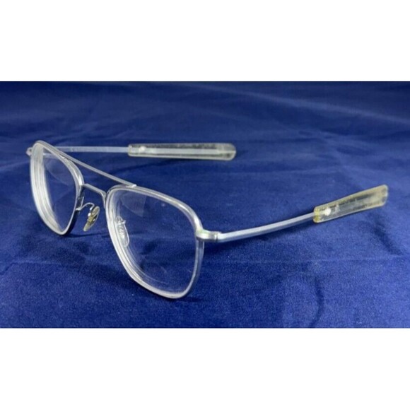 Randolph Engineering Sunglasses 5 1/2 Aviator Pilot 52-20-140 Silver FRAMES ONLY - Picture 1 of 6